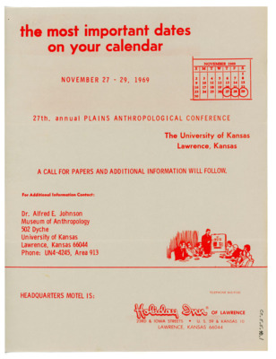 Flier from Alfred E. Johnson to Don Crabtree