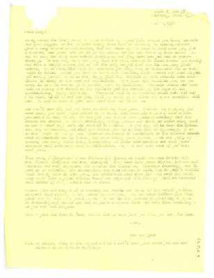 Letter from Donald "Don" E. Crabtree to Lucille "Lucy" G. Lewis