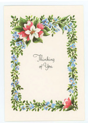 Greeting card from Sidney Knudson