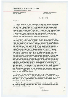 Letter from Ruthann Knudson to Donald Crabtree