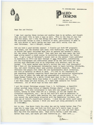 Letter from Ruthann Knudson to Donald Crabtree