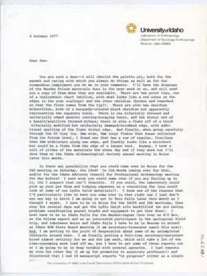 Letter from Ruthann Knudson to Donald Crabtree