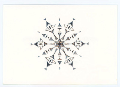 Holiday card from Ruthann Knudson to Donald Crabtree