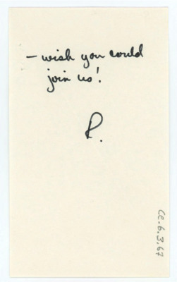 Note from Ruthann Knudson