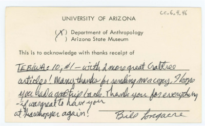 Receipt from William Longacre