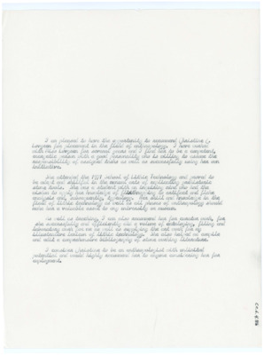 Letter of recommendation for Chris Lovgren