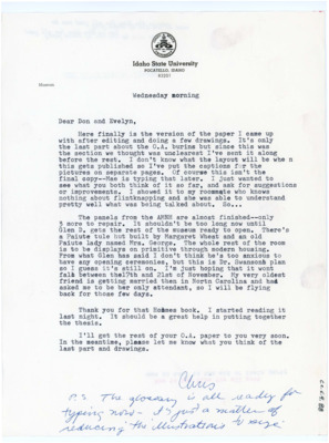 Letter from Chris Lovgren to Donald Crabtree