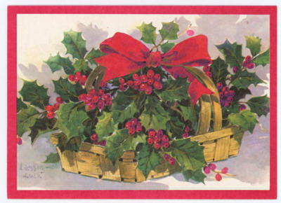 Holiday card from Bob, Carol, Jay, and Brenda Meadows to Don Crabtree
