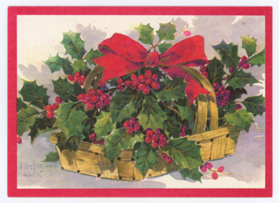 Holiday card from Bob, Carol, Jay, and Brenda Meadows to Don Crabtree