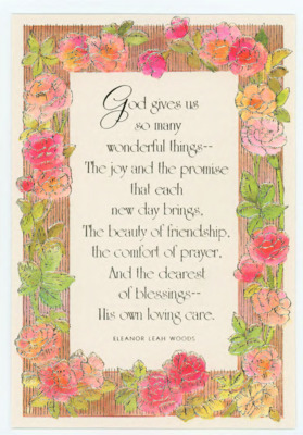Card from Frank, Rose, Inez, Maureen, and Michael McAuley to Don Crabtree
