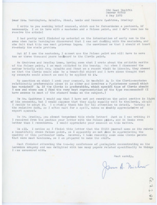 Letter from James A. Michels to Don Crabtree and others