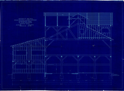Section of saw mill for the Craig Mountain Lumber Company by Union Ironworks.