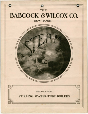 Proposal of Chas. C. Moore and Co. Engineers, Inc. to install Stirling patent safety water tube boiler, Dutch Oven furnace, and other equipment.