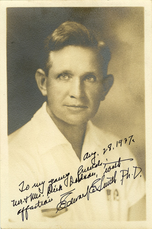 Autographed photograph of E. E. "Doc" Smith
