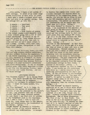 Review of author J. W. Campbell Jr.