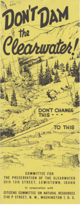 Don't Dam the Clearwater!