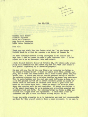 A letter to James Beddow