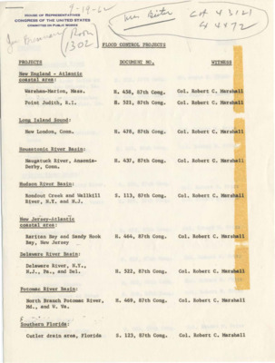 Flood Control Projects