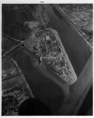 Largest steelhead fish hatchery in the nation under construction. Aerial view on Sept. 28.