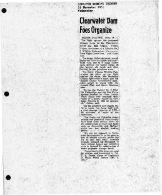 Dam that would block the river to slam and steelhead