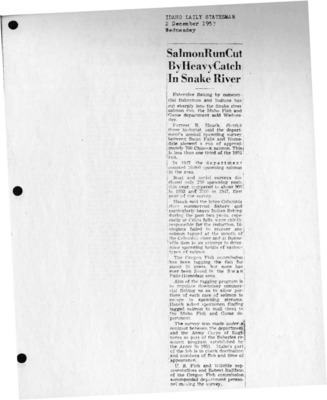 Commercial fisherman and Idaho's argument on fishing