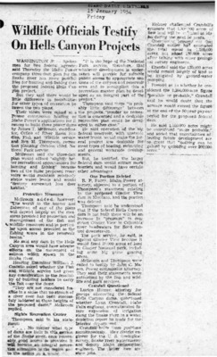 Idaho power company three dam plan for the Snake river has more possibilities for hunting and fishing