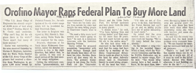 U.S. Army Corps of Engineers has already acquired 40,00 acres of land along the river