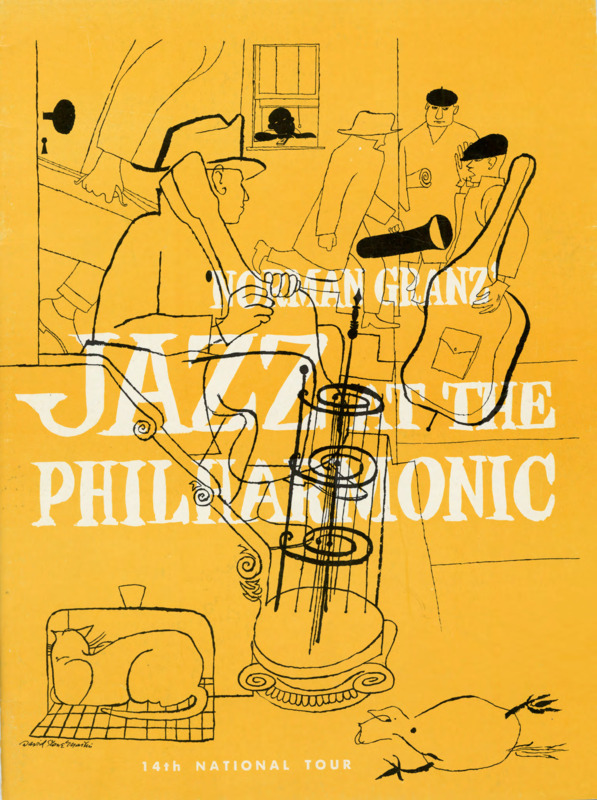 Program from the Norman Granz's Jazz at the Philharmonic 14th National Tour.