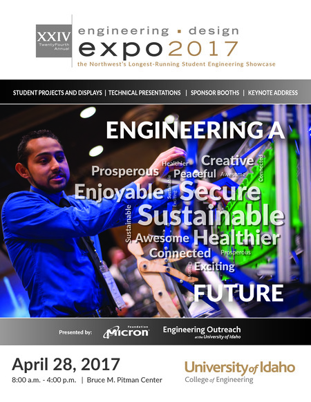 Cover page of a digital booklet with white and bronze text against an image of a man operating an engineering project.