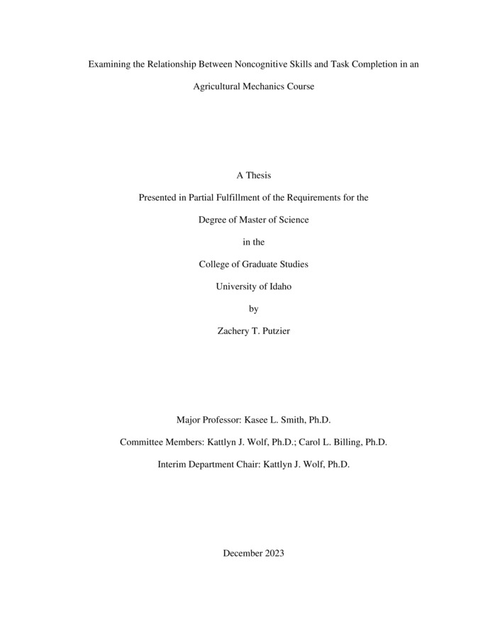 masters, M.Ed., Agricultural Ed, Ldrshp & Comm -- University of Idaho - College of Graduate Studies, 2023-12
