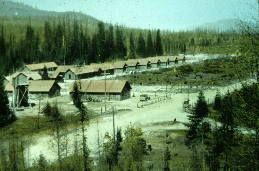 CCC camp F-127, Company 1235, on Big Creek.