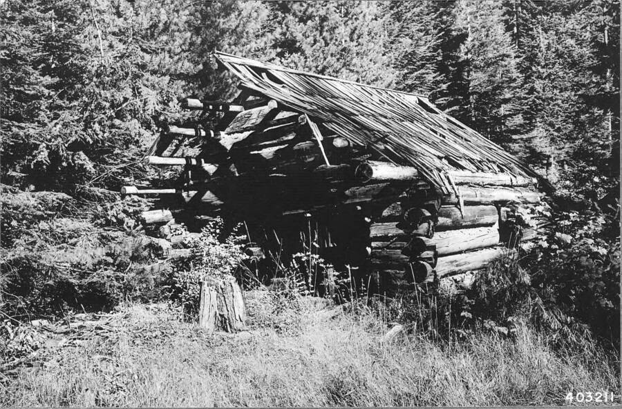The Montford homestead, located at the mouth of Haynes Creek within Deception Creek Experimental Forest. These photos appeared in the 1936 Annual Report.