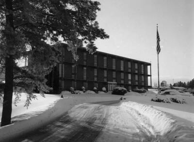 Winter scene looking out to Moscow.