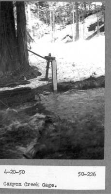 Canyon Creek Gage.