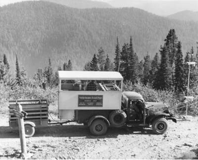 Project Sky Fire - seeding thunder storm clouds to force rain; taken at junction of B and E roads at the Lookout road junction.