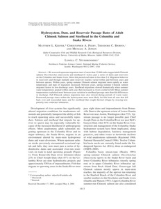 Hydrosystem, Dam, and Reservoir Passage Rates of Adult Chinook Salmon and Steelhead in the Columbia and Snake Rivers