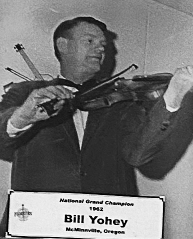 Winner of the most important division of the Oldtime Fiddler Contest, Grand National Division in 1962