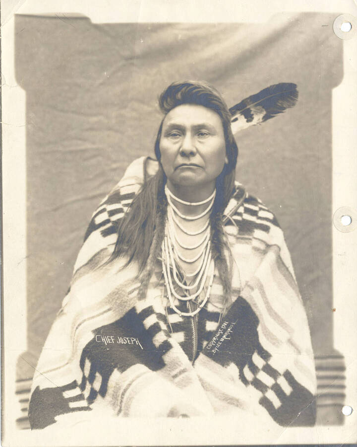Portrait of Chief Joseph.