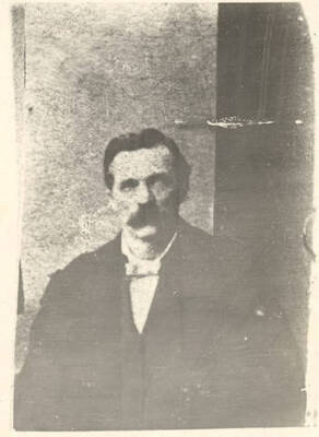 Enlarged photograph of Colonel Ad Chapman.