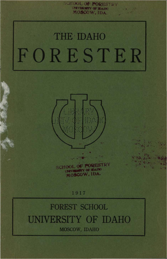 The Idaho Forester - 1917 (Vol. 01)