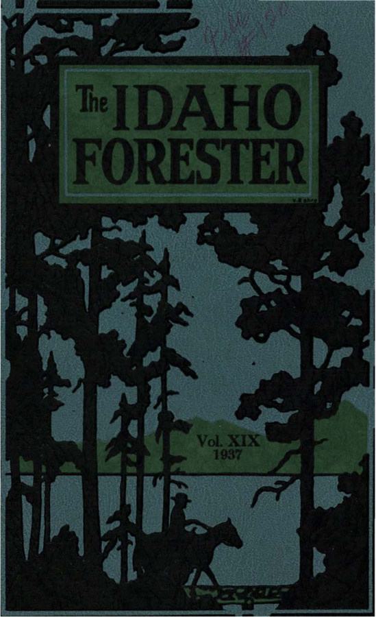 The Idaho Forester - 1937 (Vol. 19)