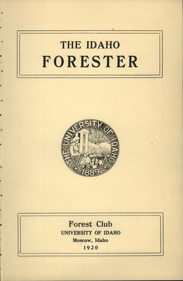 The Idaho Forester - 1920 (Vol. 02)