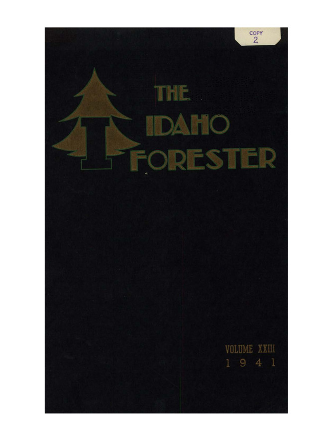 The Idaho Forester - 1941 (Vol. 23)