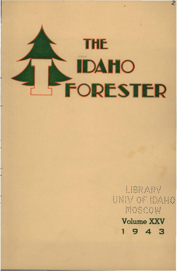 The Idaho Forester - 1943 (Vol. 25)