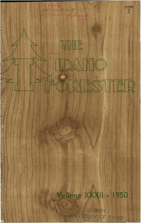 The Idaho Forester - 1950 (Vol. 32)
