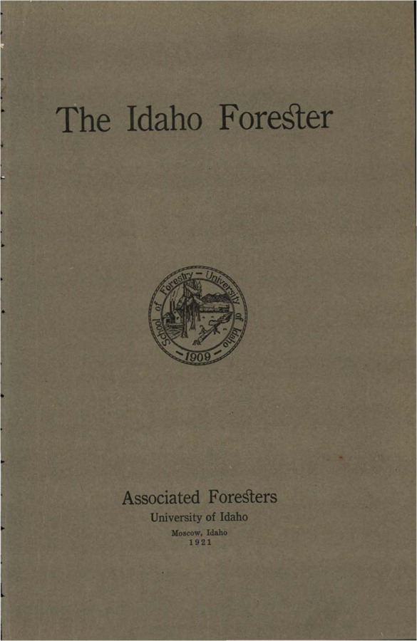 The Idaho Forester - 1921 (Vol. 03)