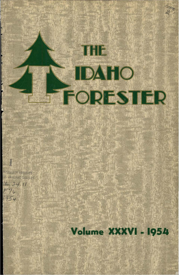 The Idaho Forester - 1954 (Vol. 36)