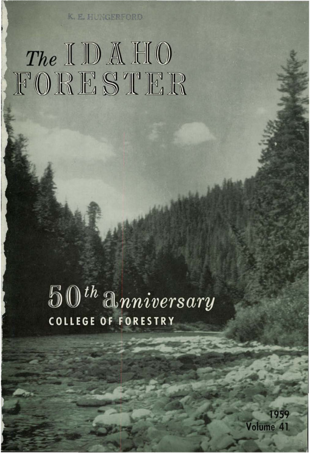 The Idaho Forester - 1959 (Vol. 41)