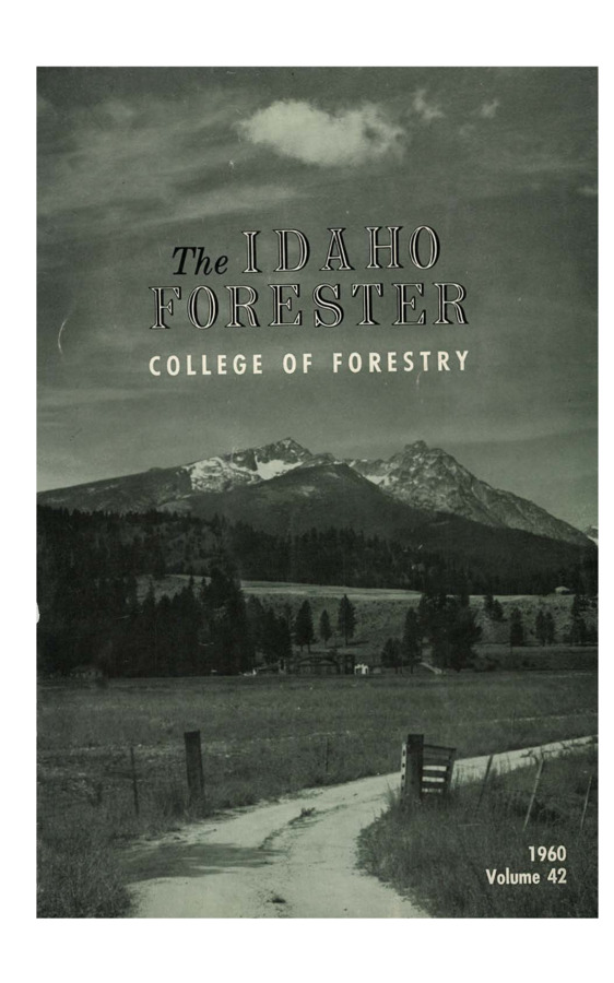 The Idaho Forester - 1960 (Vol. 42)