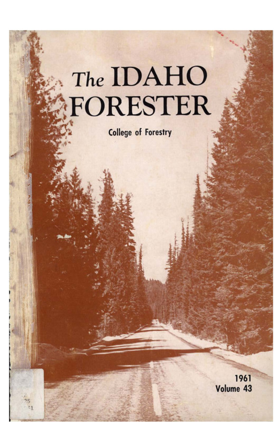 The Idaho Forester - 1961 (Vol. 43)